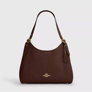 Coach Erin Leather Shoulder Bag Maple